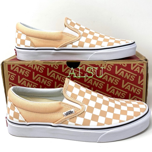 VANS Classic Slip On Checkerboard Bleached Women’s - Picture 7 of 8